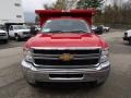 2013 Victory Red Chevrolet Silverado 3500HD WT Regular Cab Dump Truck  photo #3