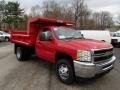 Victory Red - Silverado 3500HD WT Regular Cab Dump Truck Photo No. 4