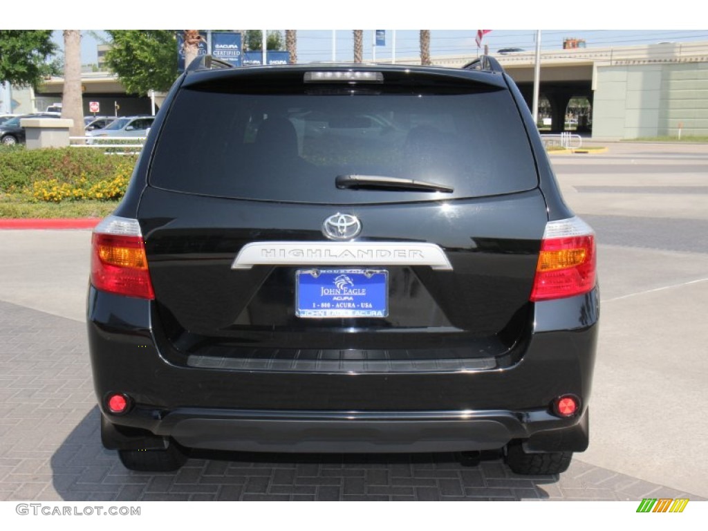 2010 Highlander  - Black / Ash photo #4