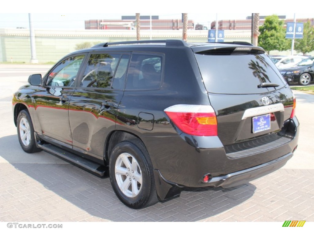 2010 Highlander  - Black / Ash photo #7