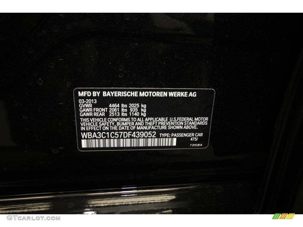 2013 3 Series 328i Sedan - Black Sapphire Metallic / Black photo #32