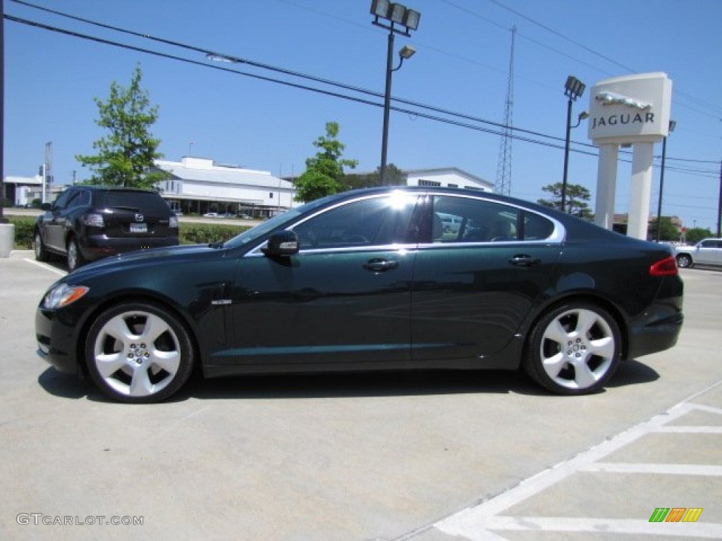 Botanical Green Metallic 2009 Jaguar XF Supercharged Exterior Photo #80197191