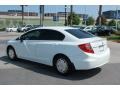 2012 Taffeta White Honda Civic HF Sedan  photo #7