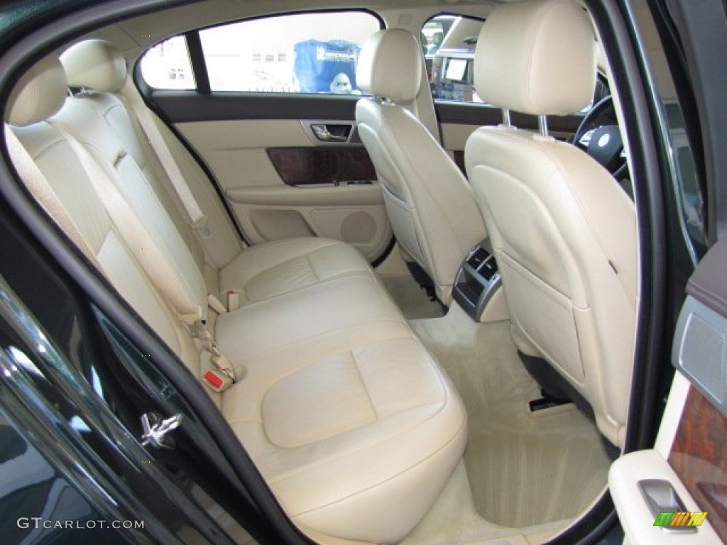 Champagne/Truffle Interior 2009 Jaguar XF Supercharged Photo #80197537