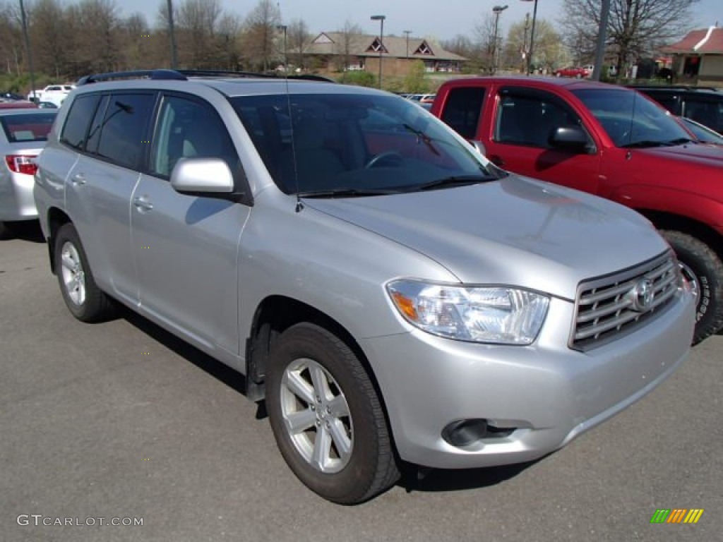 2010 Highlander V6 4WD - Classic Silver Metallic / Ash photo #1