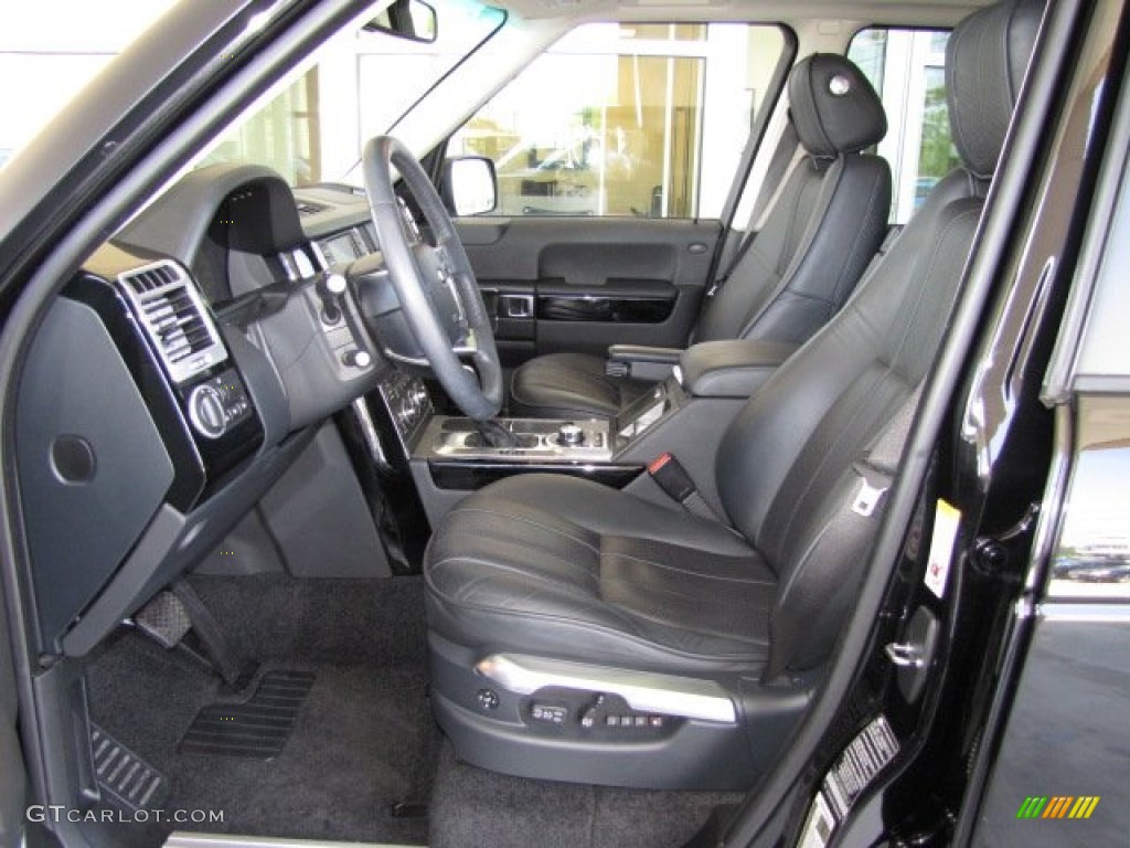 Storm Grey/Jet Black Interior 2011 Land Rover Range Rover HSE Photo #80198115