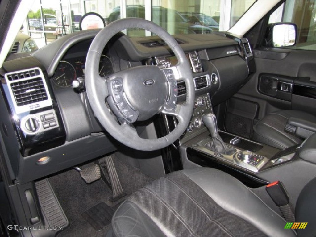 Storm Grey/Jet Black Interior 2011 Land Rover Range Rover HSE Photo #80198282