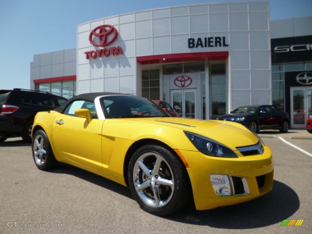 2008 Sky Red Line Roadster - Sunburst Yellow / Black photo #1
