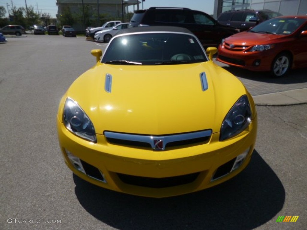 2008 Sky Red Line Roadster - Sunburst Yellow / Black photo #2