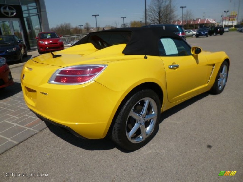 2008 Sky Red Line Roadster - Sunburst Yellow / Black photo #7