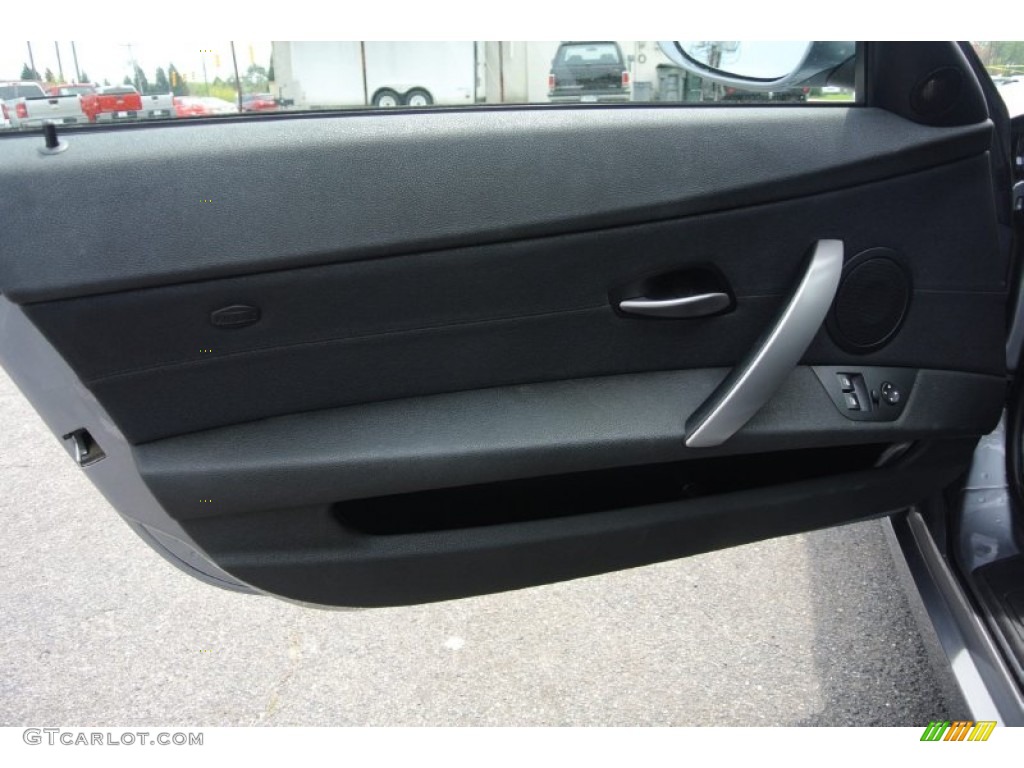 2006 BMW Z4 3.0i Roadster Black Door Panel Photo #80199781