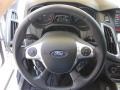 Charcoal Black Leather Steering Wheel Photo for 2012 Ford Focus #80199895