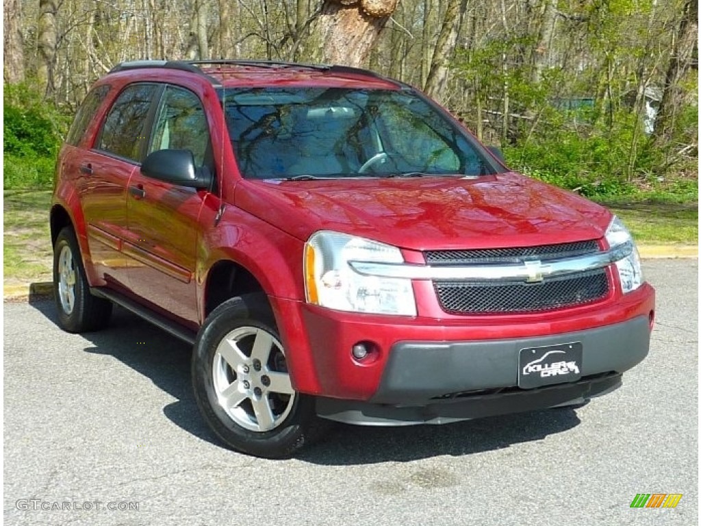 2005 Equinox LS - Salsa Red Metallic / Light Cashmere photo #1