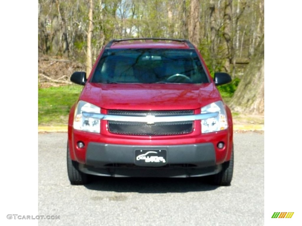 2005 Equinox LS - Salsa Red Metallic / Light Cashmere photo #2