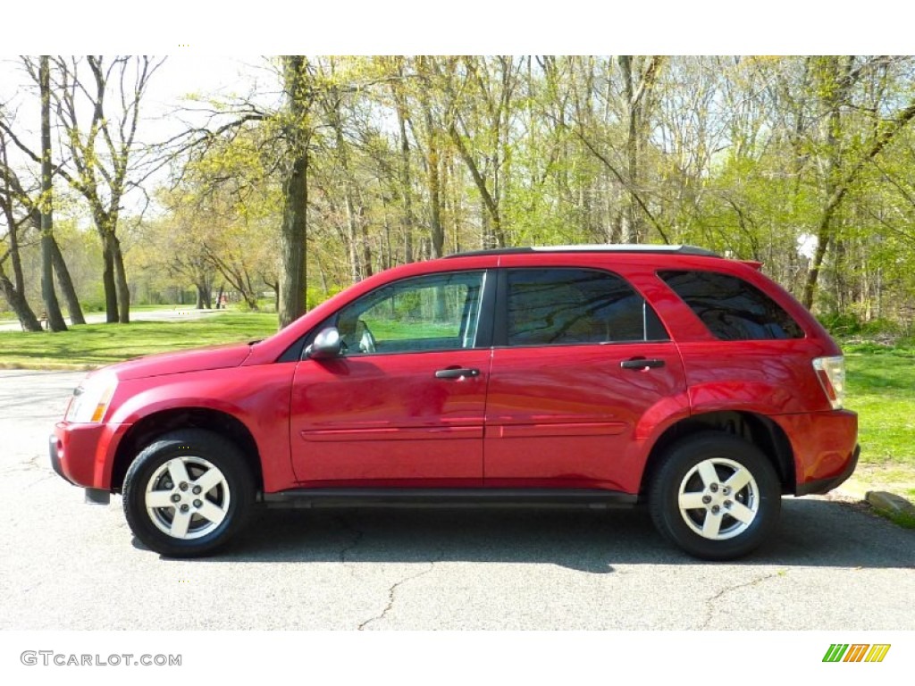 2005 Equinox LS - Salsa Red Metallic / Light Cashmere photo #4