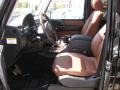2009 Mercedes-Benz G Cognac/Black Interior Front Seat Photo