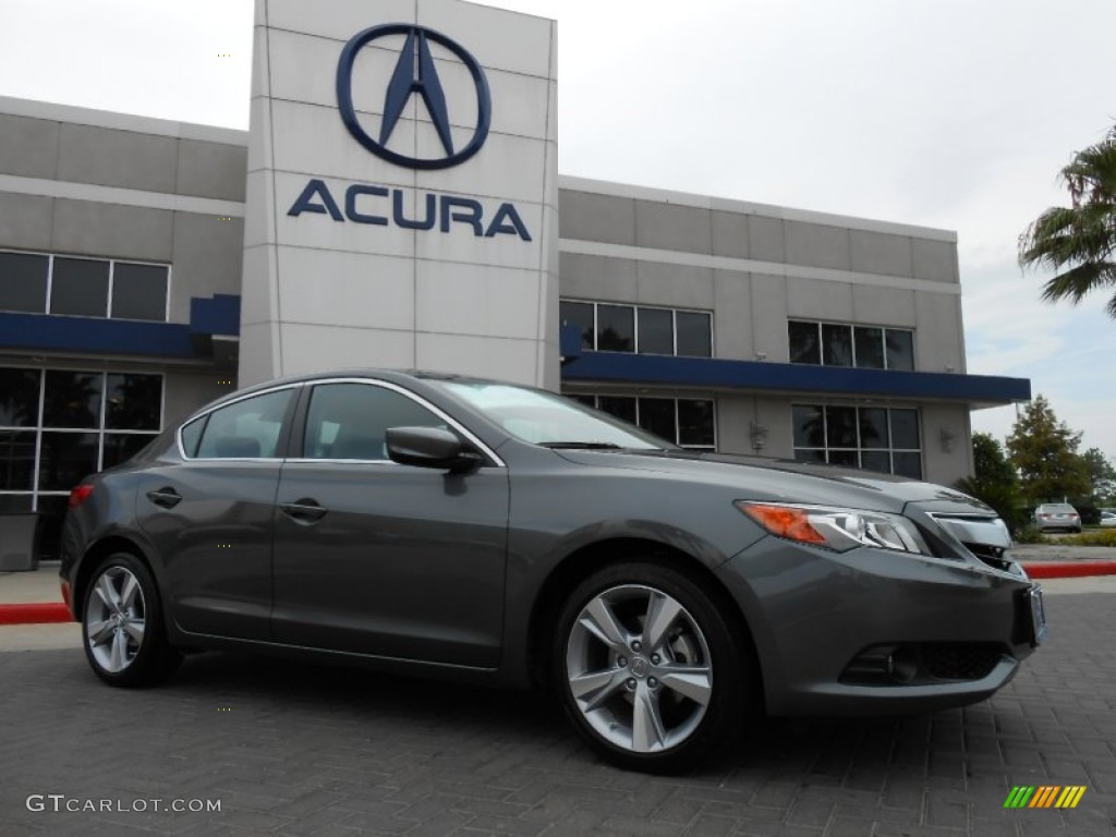 2013 ILX 2.0L Technology - Polished Metal Metallic / Parchment photo #1