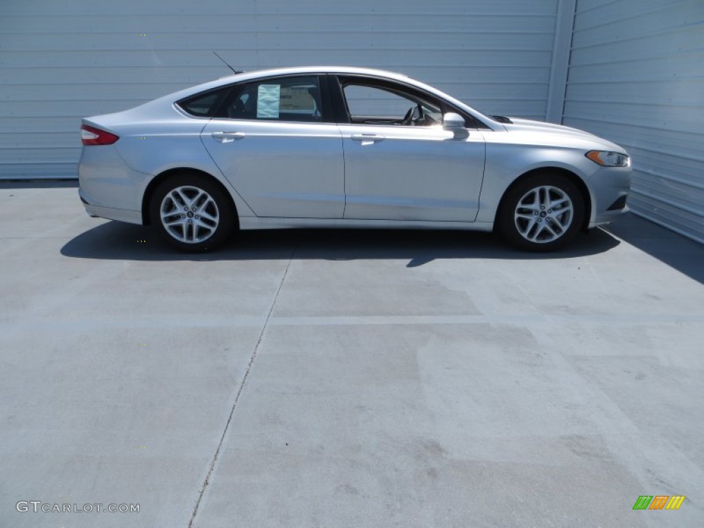 2013 Fusion SE 1.6 EcoBoost - Ingot Silver Metallic / Charcoal Black photo #3