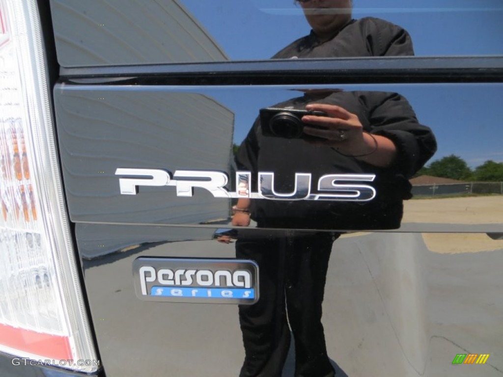 2013 Prius Persona Series Hybrid - Black / Dark Gray photo #6