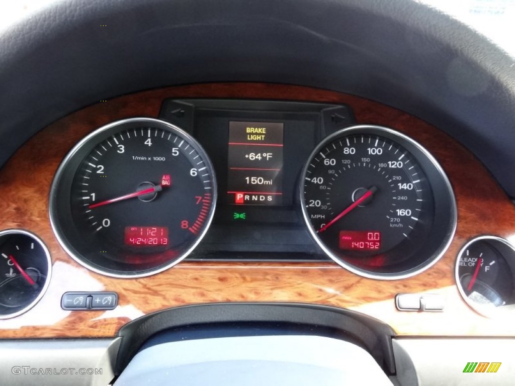 2005 Audi A8 L 4.2 quattro Gauges Photo #80206693