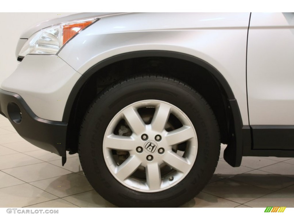 2009 CR-V EX 4WD - Alabaster Silver Metallic / Black photo #15