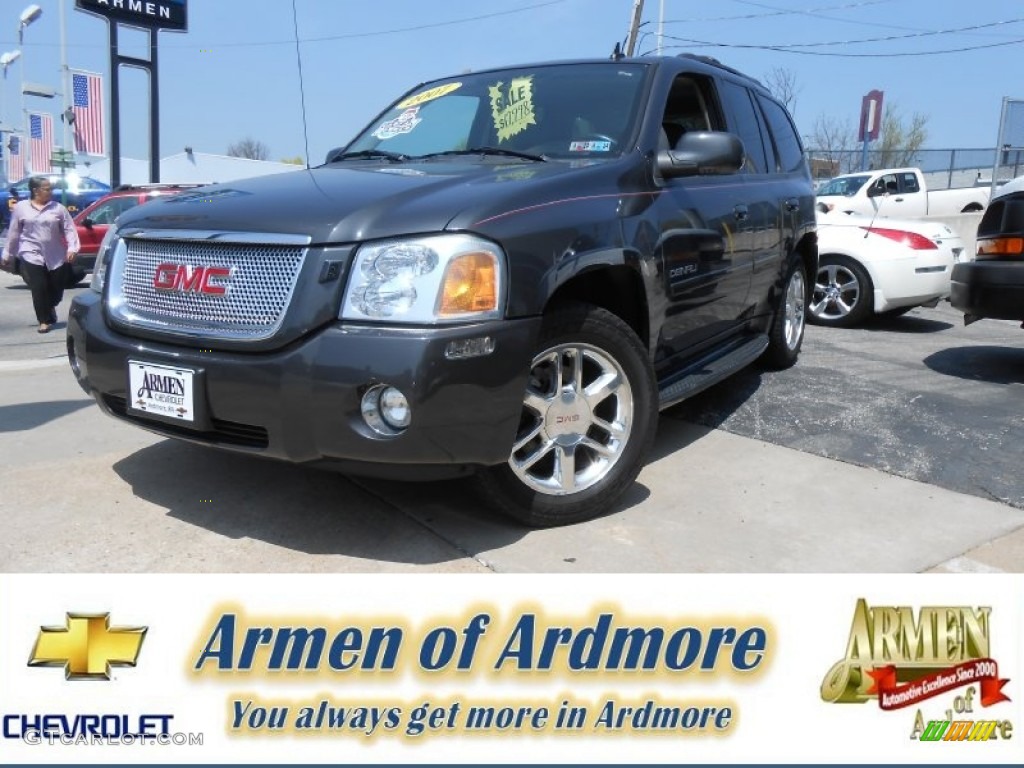 2007 Envoy Denali 4x4 - Graphite Gray Metallic / Ebony photo #1