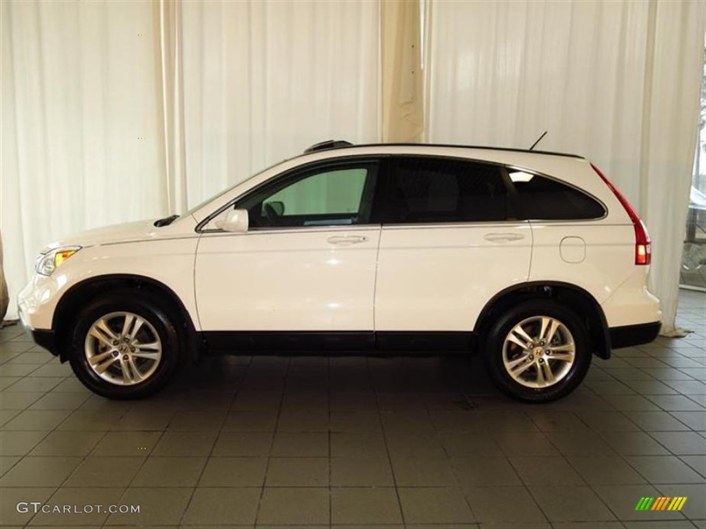 2011 CR-V EX-L - Taffeta White / Gray photo #7