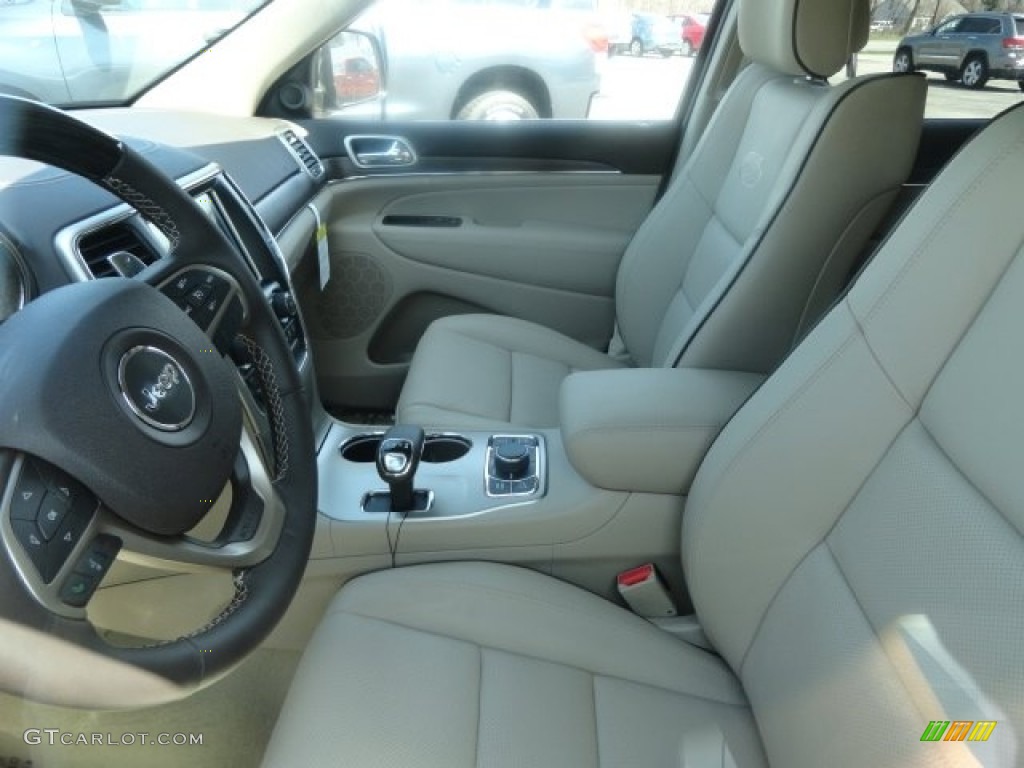2014 Grand Cherokee Overland 4x4 - Cashmere Pearl / Overland Nepal Jeep Brown Light Frost photo #4