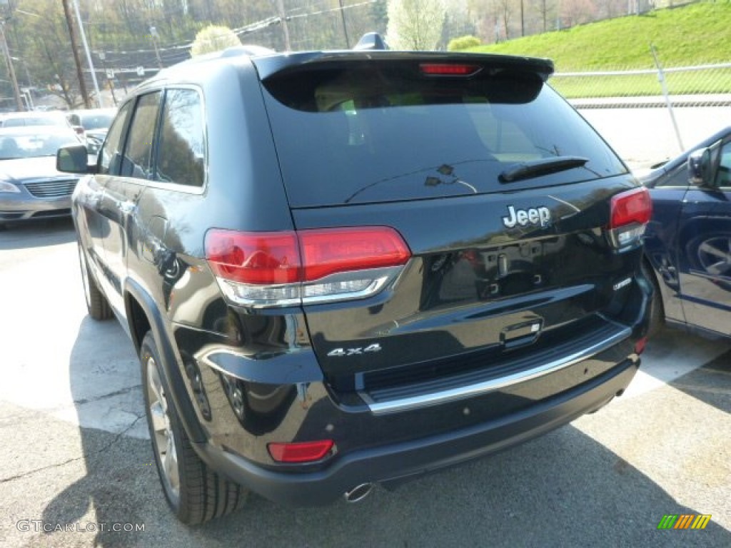 2014 Grand Cherokee Limited 4x4 - Black Forest Green Pearl / New Zealand Black/Light Frost photo #2