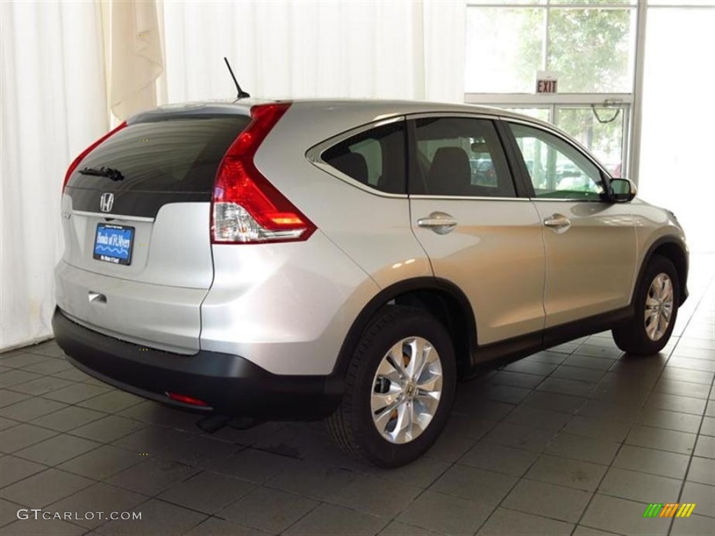 2013 CR-V EX - Alabaster Silver Metallic / Black photo #3