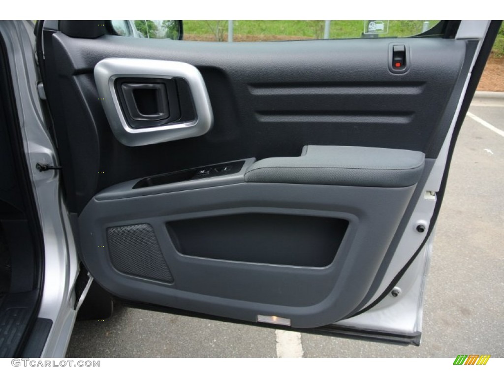 2008 Honda Ridgeline RT Gray Door Panel Photo #80210499