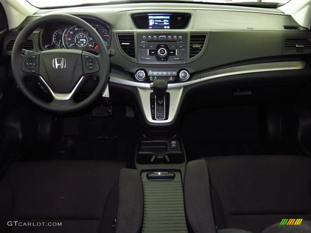2013 CR-V EX - Alabaster Silver Metallic / Black photo #5