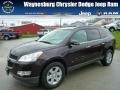 Dark Cherry Metallic 2010 Chevrolet Traverse LT AWD