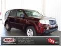 Dark Cherry Pearl 2013 Honda Pilot LX