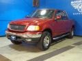 2002 Toreador Red Metallic Ford F150 XLT SuperCrew 4x4  photo #3
