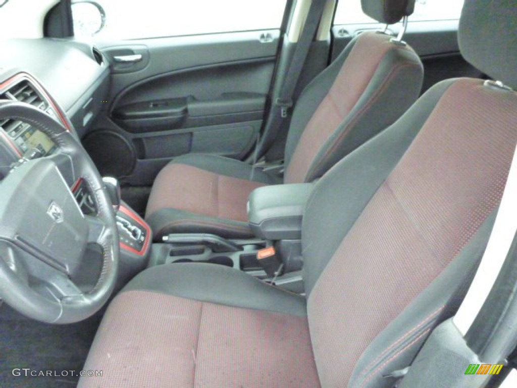 Dark Slate Gray/Red Interior 2010 Dodge Caliber Rush Photo #80212894