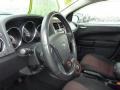 2010 Dodge Caliber Dark Slate Gray/Red Interior Steering Wheel Photo