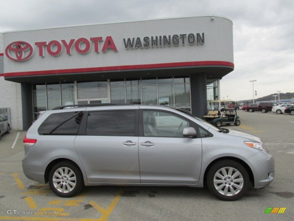 2011 Sienna Limited AWD - Silver Sky Metallic / Light Gray photo #2