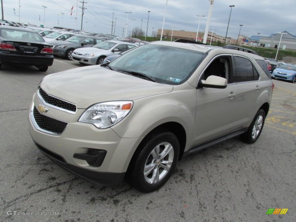 2011 Equinox LT AWD - Gold Mist Metallic / Jet Black photo #3