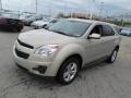 2011 Gold Mist Metallic Chevrolet Equinox LT AWD  photo #3