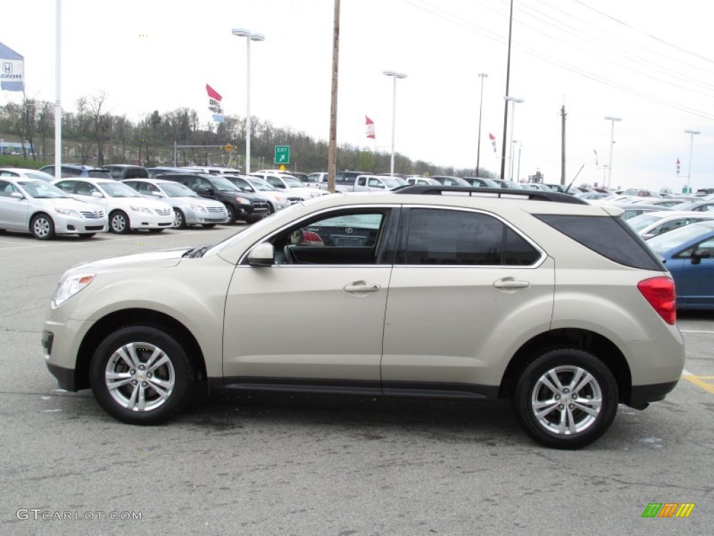 2011 Equinox LT AWD - Gold Mist Metallic / Jet Black photo #6