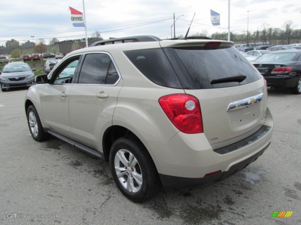 2011 Equinox LT AWD - Gold Mist Metallic / Jet Black photo #7