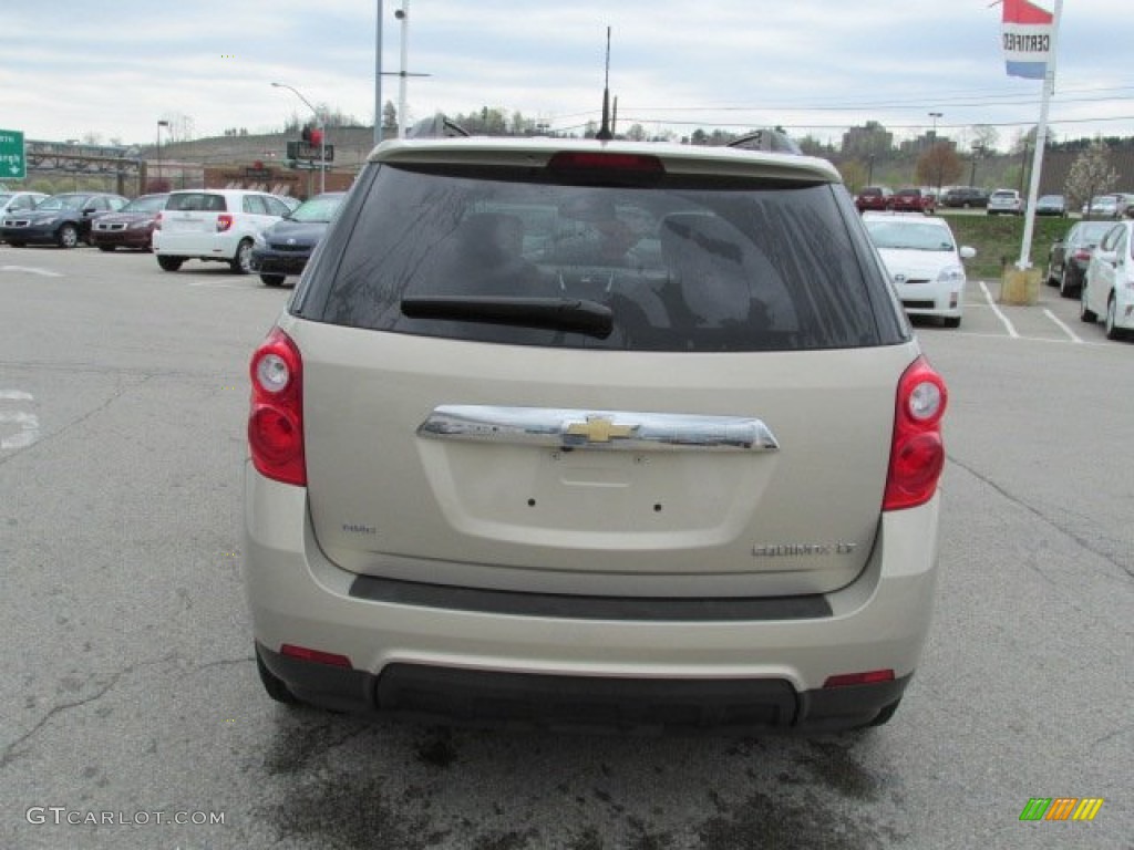 2011 Equinox LT AWD - Gold Mist Metallic / Jet Black photo #8