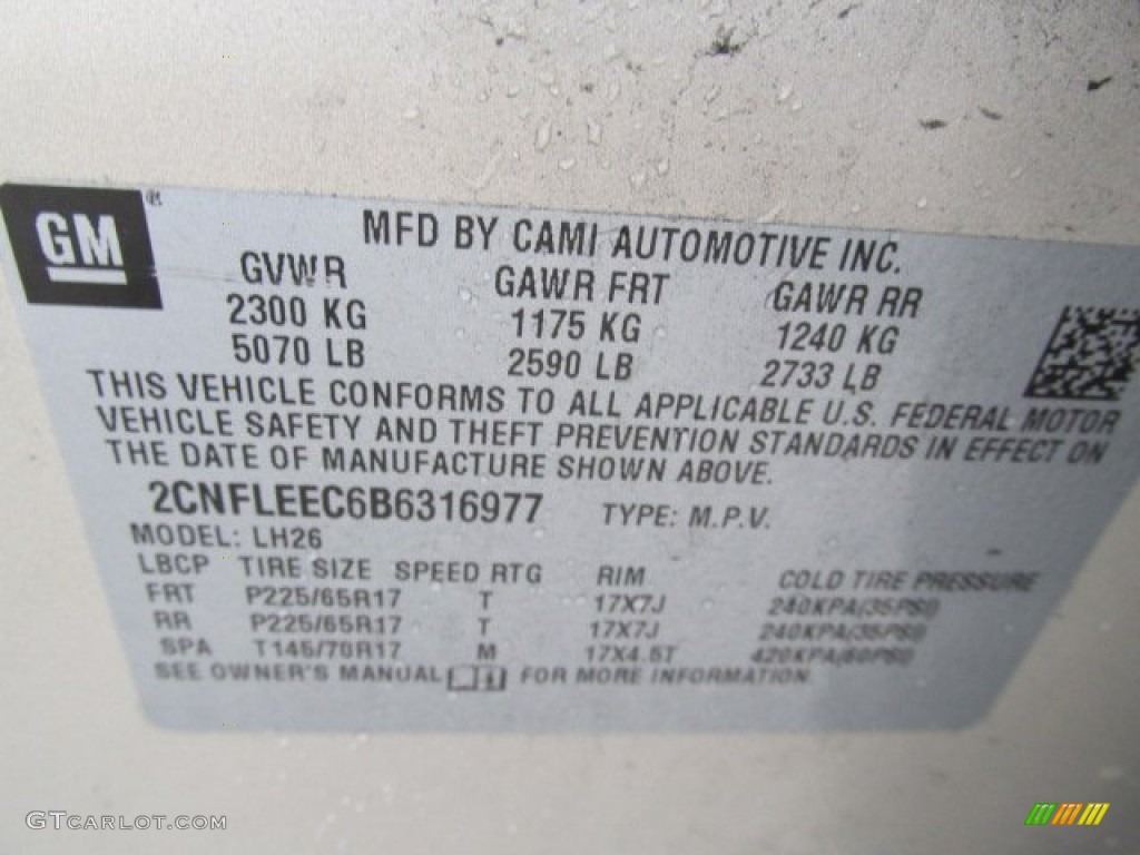 2011 Equinox LT AWD - Gold Mist Metallic / Jet Black photo #19