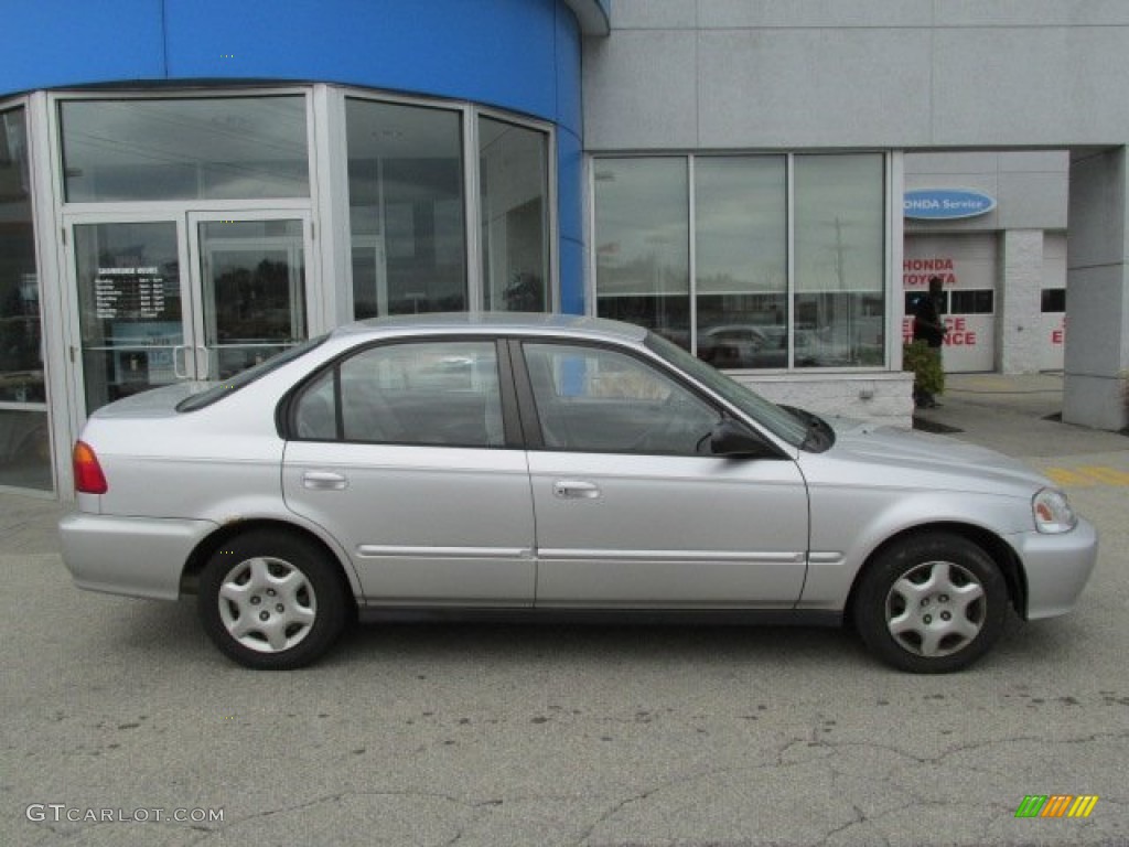 1999 Civic VP Sedan - Vogue Silver Metallic / Gray photo #2