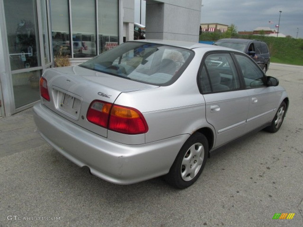 1999 Civic VP Sedan - Vogue Silver Metallic / Gray photo #8