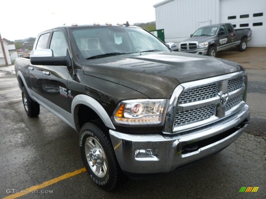 Black Gold Pearl 2013 Ram 2500 Laramie Crew Cab 4x4 Exterior Photo #80216095