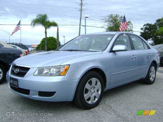 2008 Sonata GLS - Silver Blue / Beige photo #1