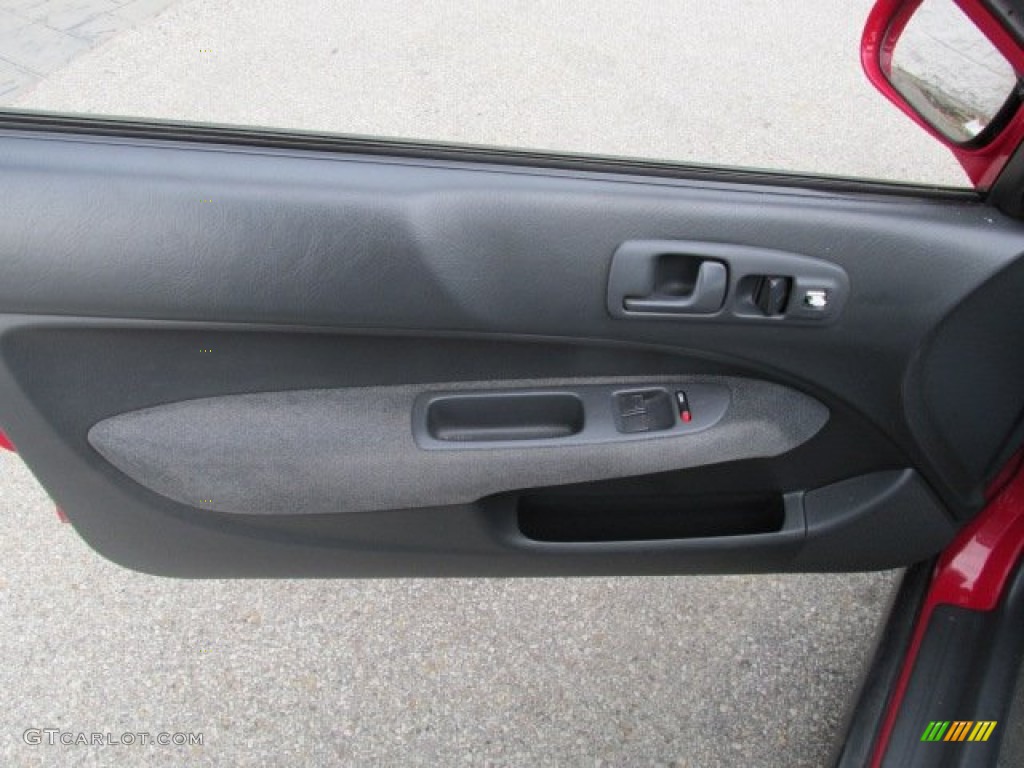 1998 Civic EX Coupe - Milano Red / Gray photo #10