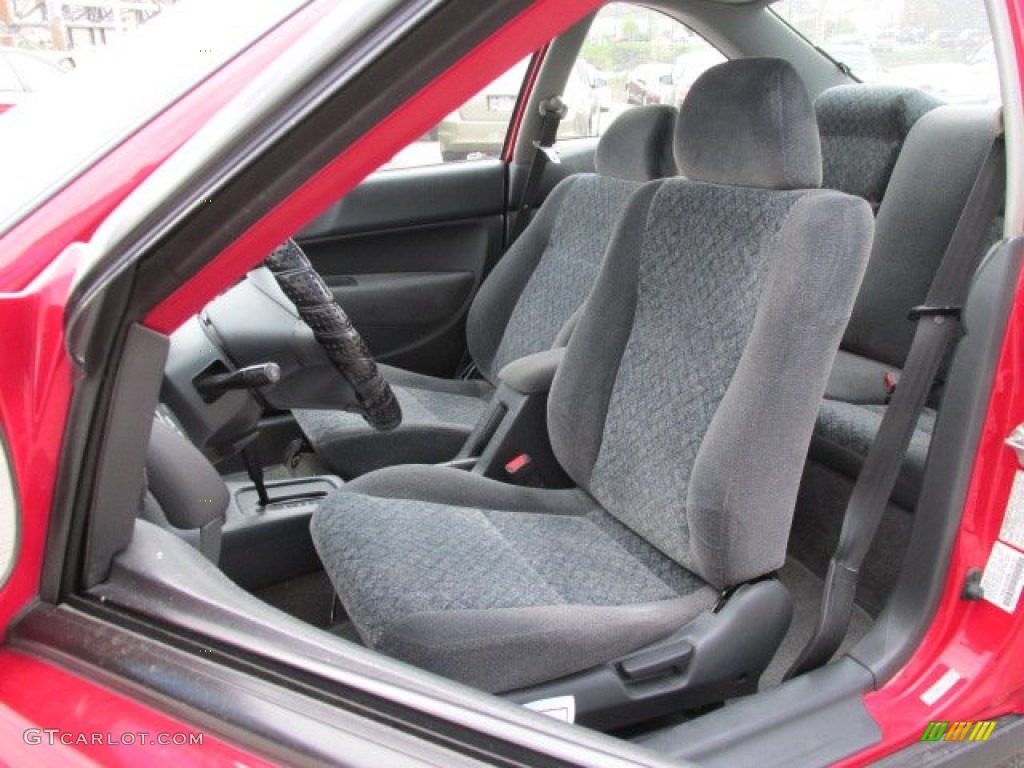 1998 Civic EX Coupe - Milano Red / Gray photo #13